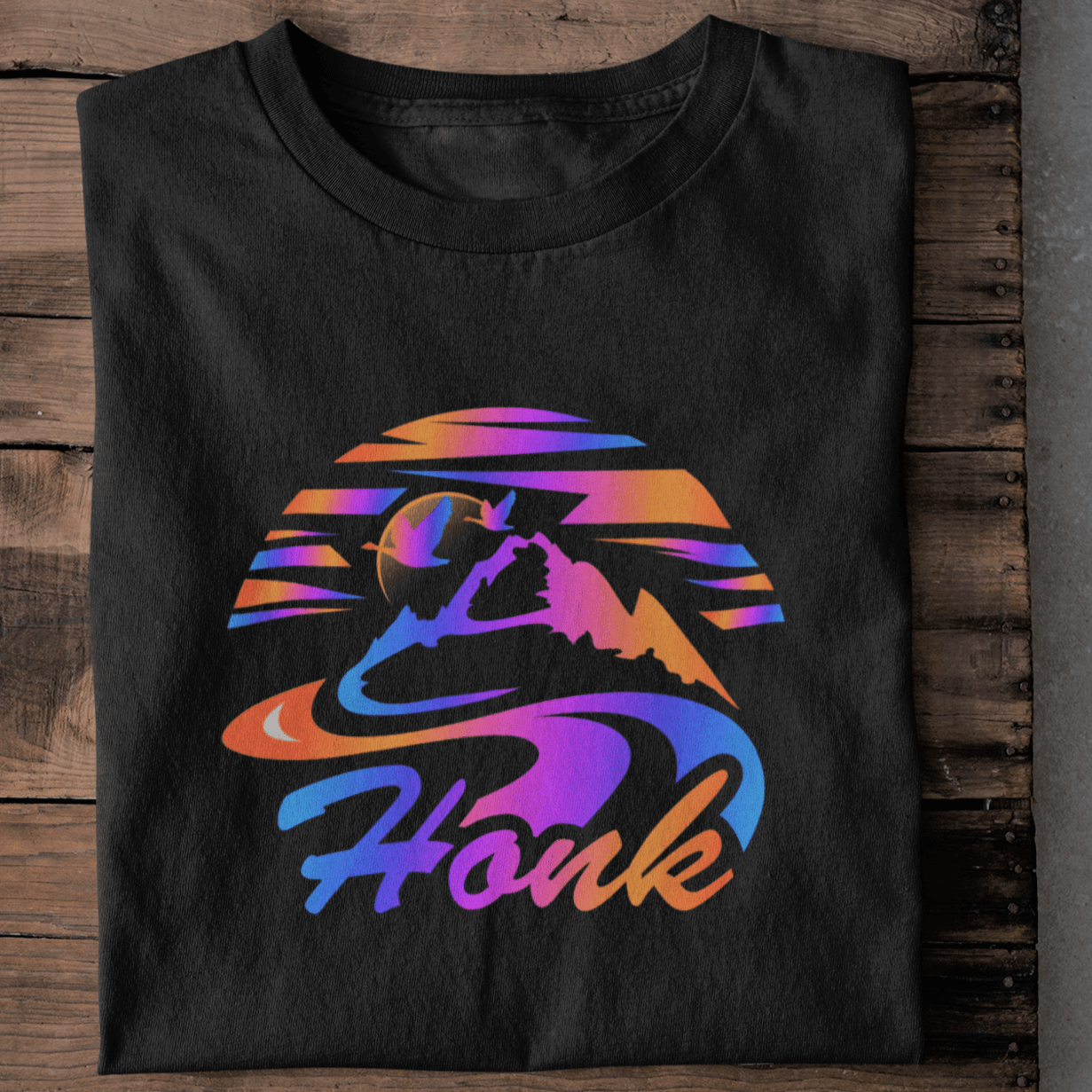 Colorful Honk Tee - The Grateful Goose