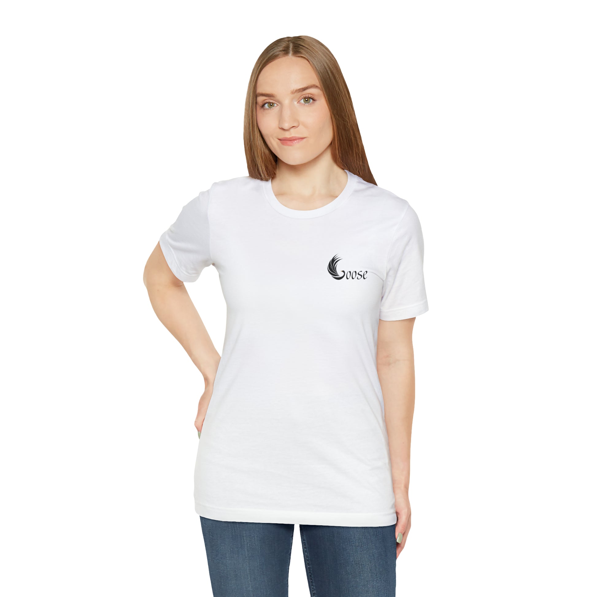 Feathered Goose Inspired Short Sleeve Tee - The Grateful Goose