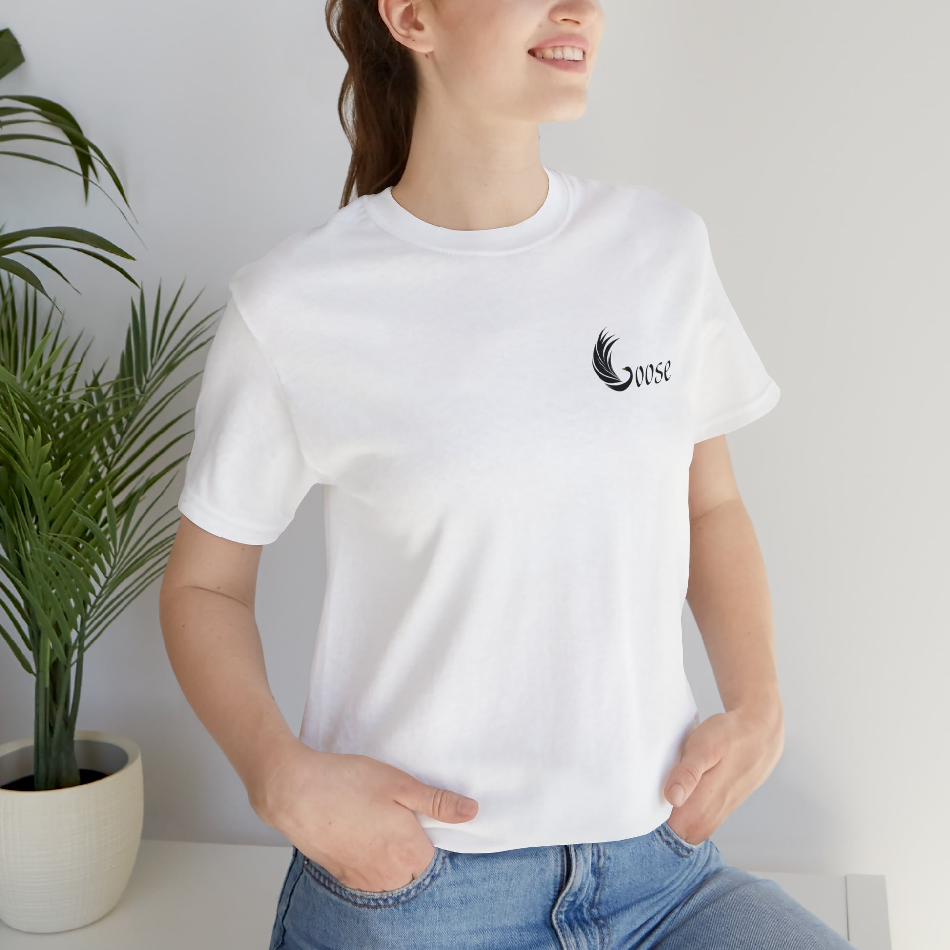 Feathered Goose Inspired Short Sleeve Tee - The Grateful Goose