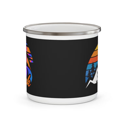 Enamel Camping Mug, Colorful Honk and Mountain Goose 2.0 - The Grateful Goose