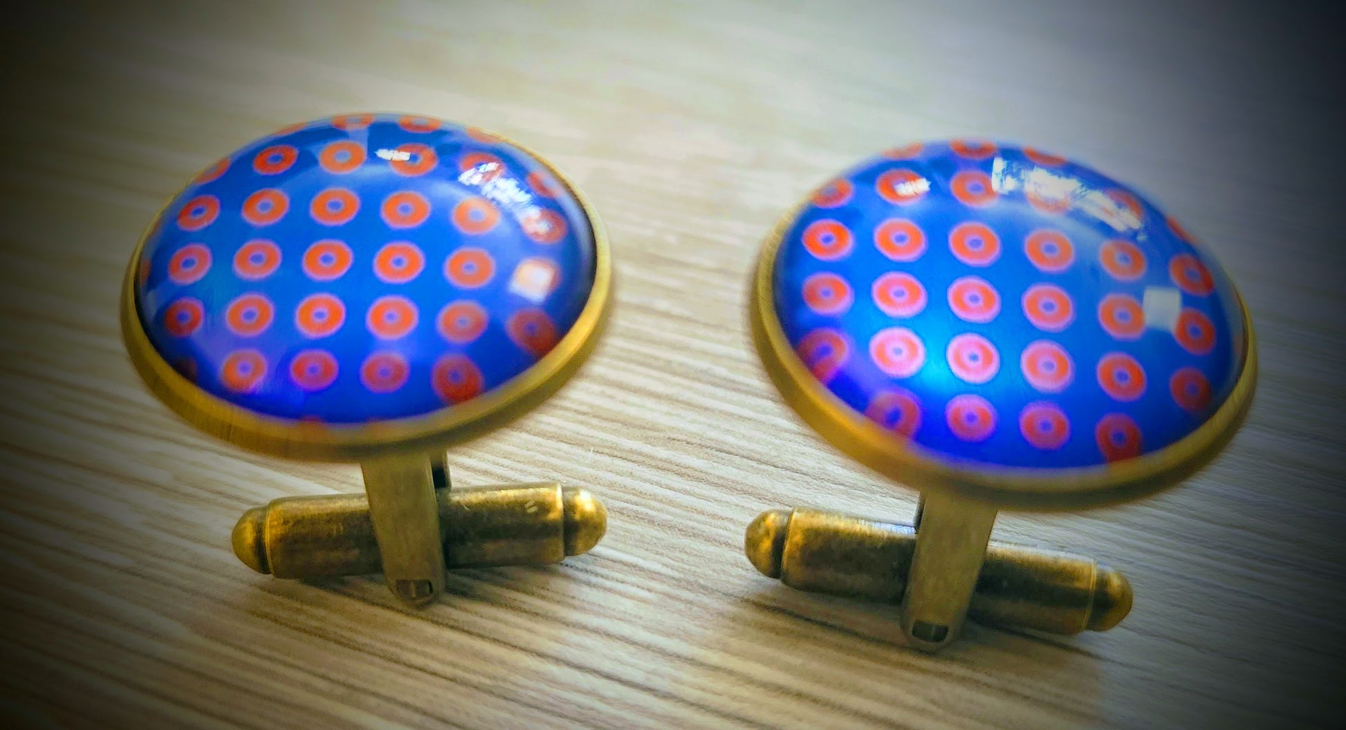 Donut Cufflinks - The Grateful Goose