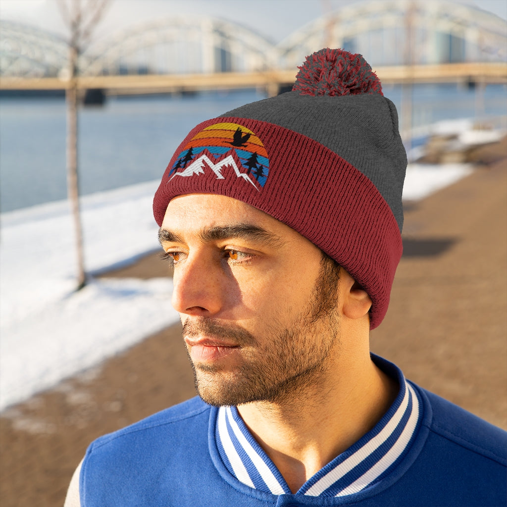 Mountain Goose Pom Pom Beanie - The Grateful Goose