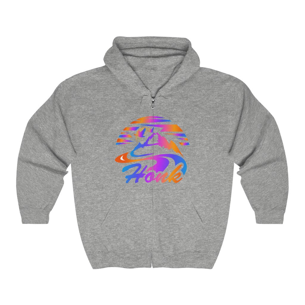 Honk! Heavy Blend Full Zip Hoodie - The Grateful Goose