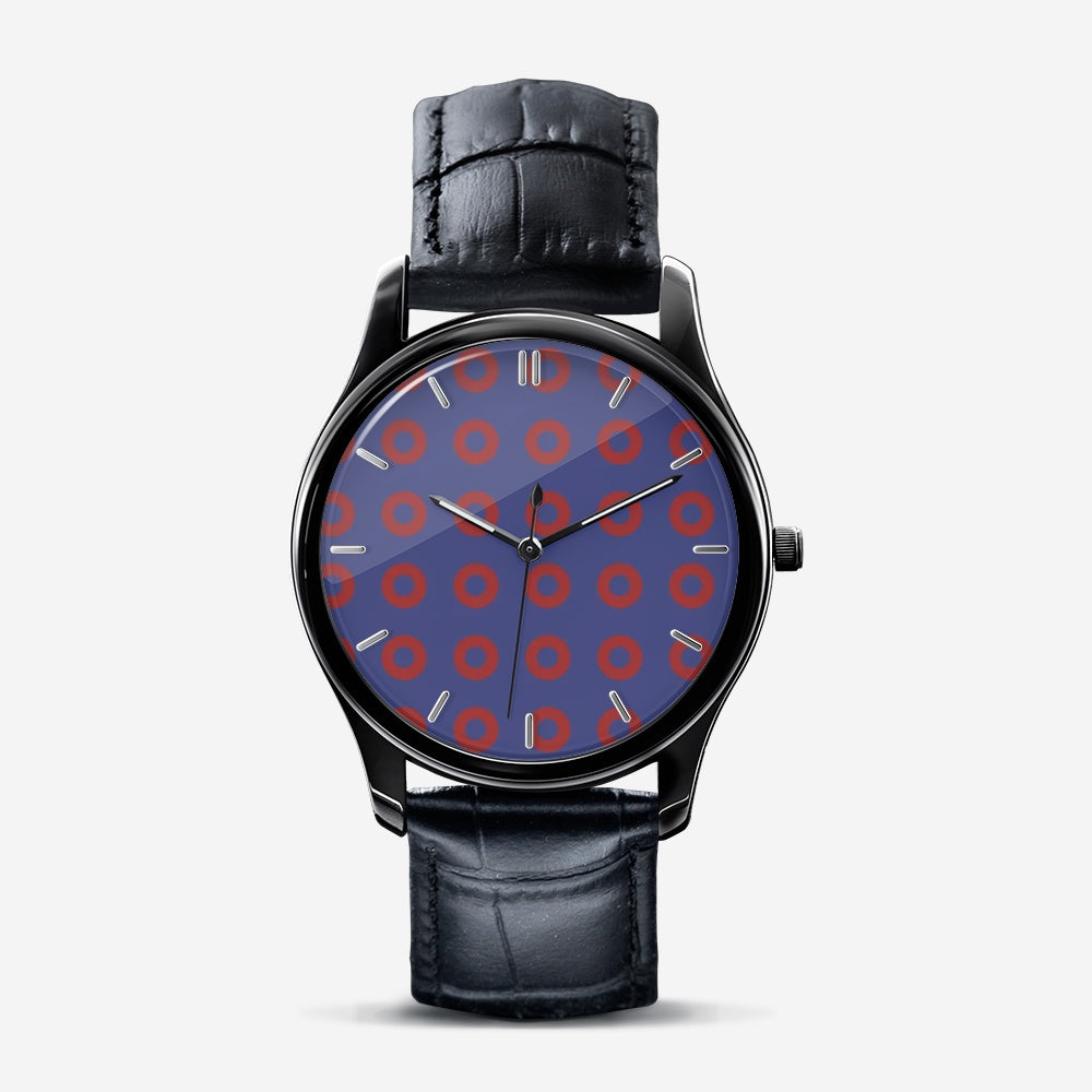 Donuts Black Quartz Watch - The Grateful Goose