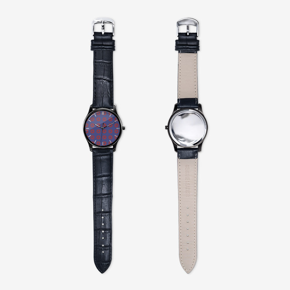 Donuts Black Quartz Watch - The Grateful Goose