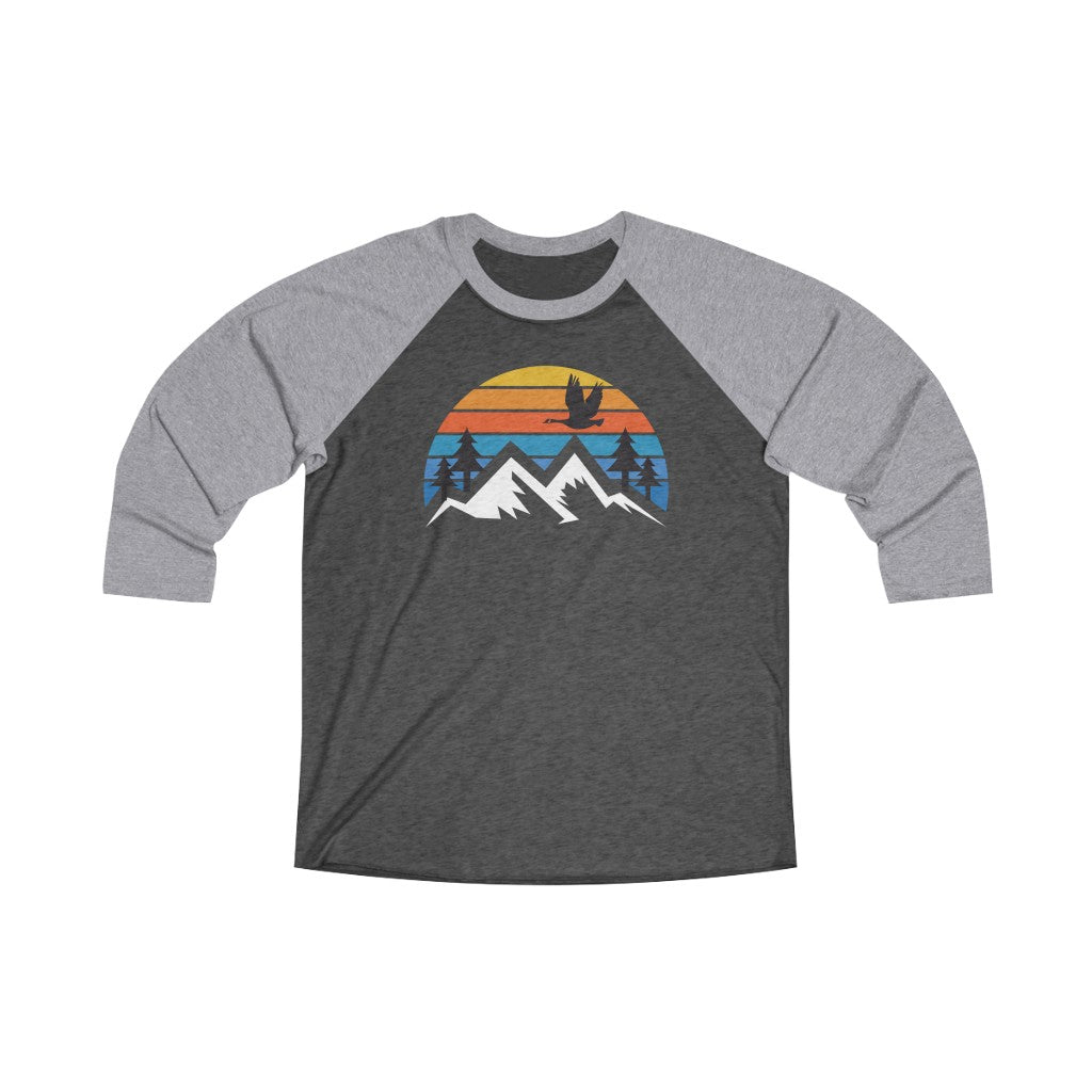 Mountain Goose Baseball Tee - The Grateful Goose