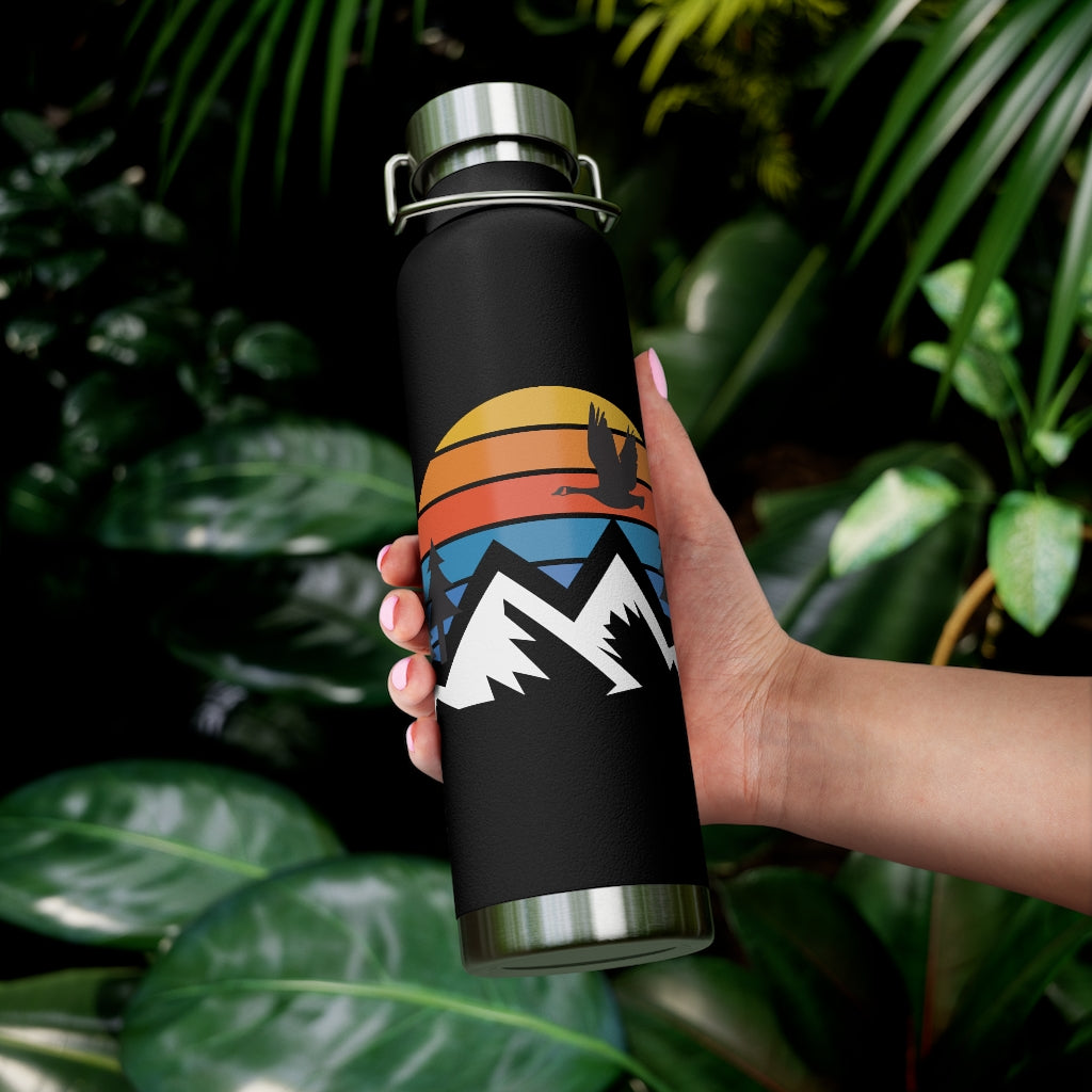 Navy Vacuum Insulated Water Bottle - 25oz - Gorilla Dirt