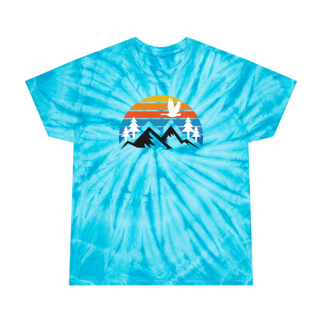 Mountain Goose Tie-Dye Tee - The Grateful Goose