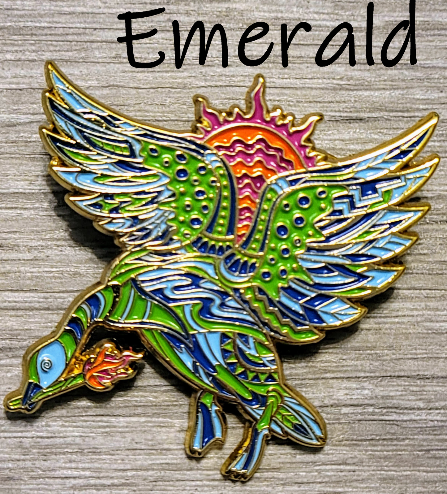 The Scorching Goose Enamel Pins - The Grateful Goose