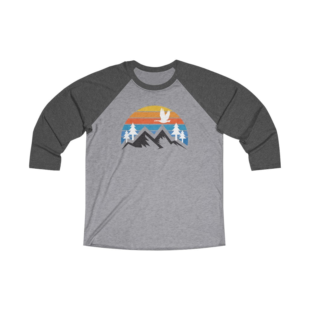 Mountain Goose Baseball Tee - The Grateful Goose