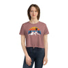 Women's Flowy Cropped Tee - The Grateful Goose