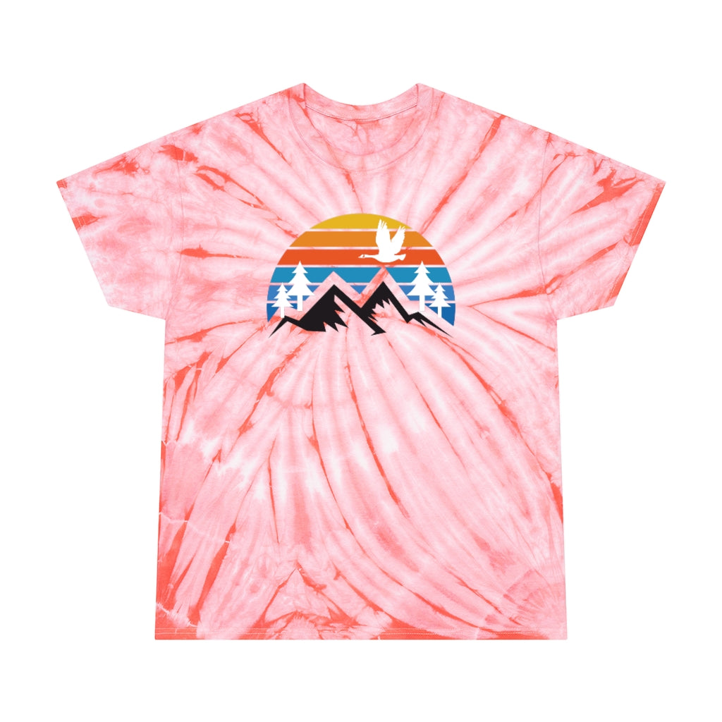 Mountain Goose Tie-Dye Tee - The Grateful Goose