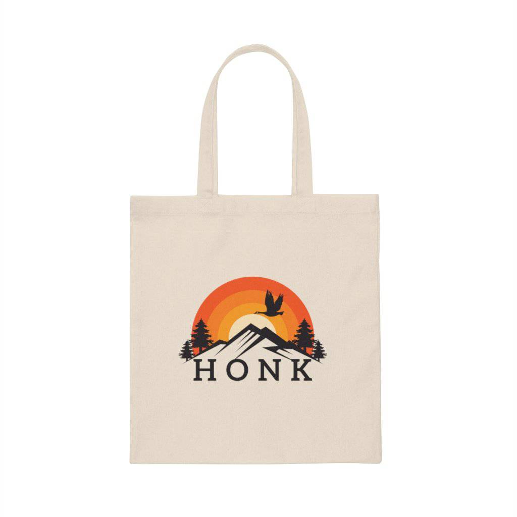 Honk Canvas Tote Bag - The Grateful Goose