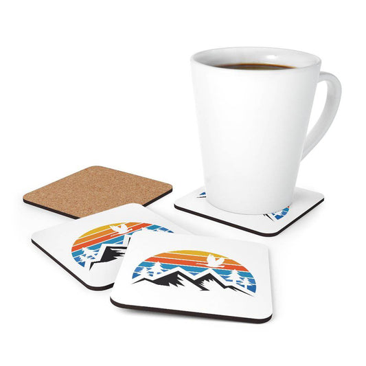 Corkwood Coaster Set - The Grateful Goose