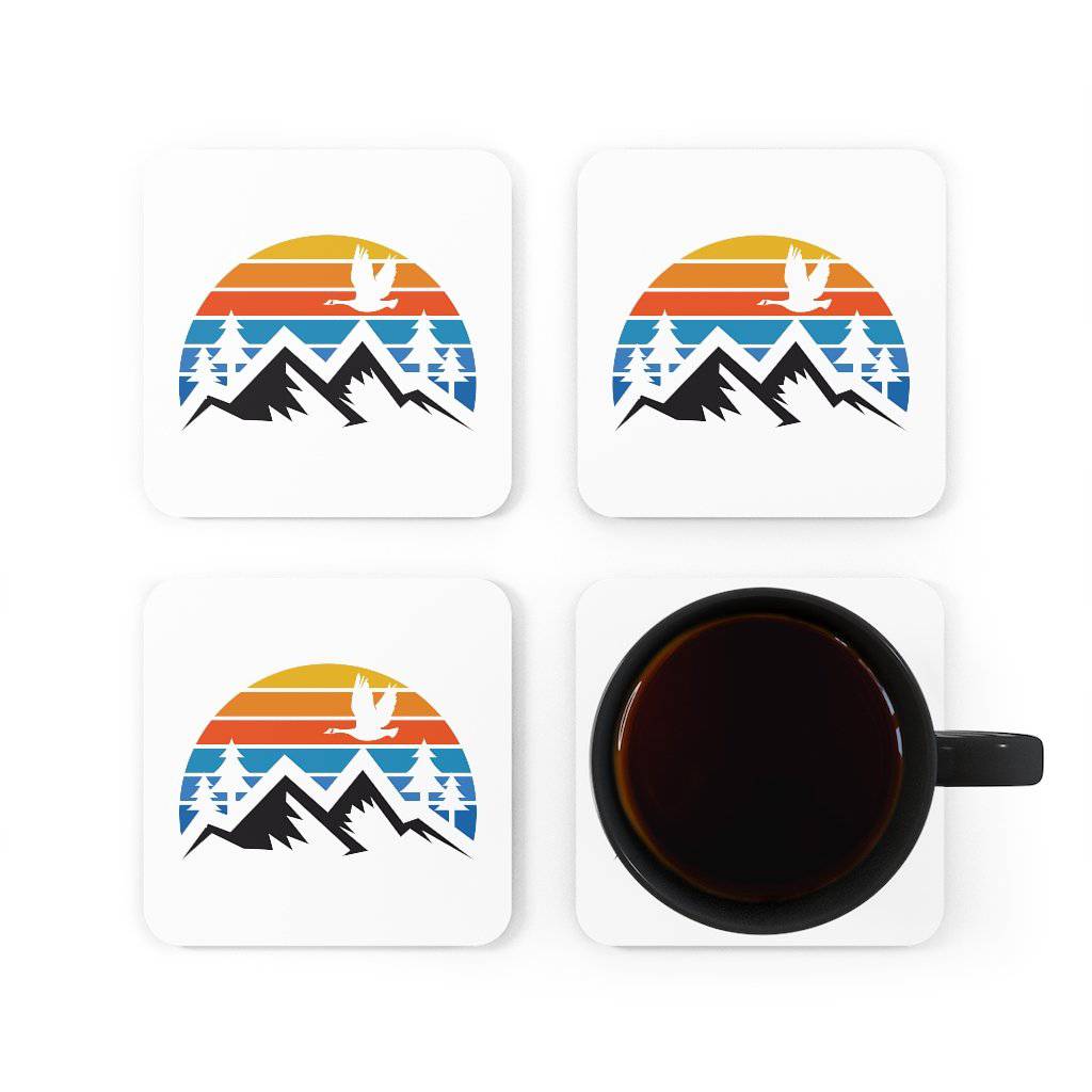 Corkwood Coaster Set - The Grateful Goose