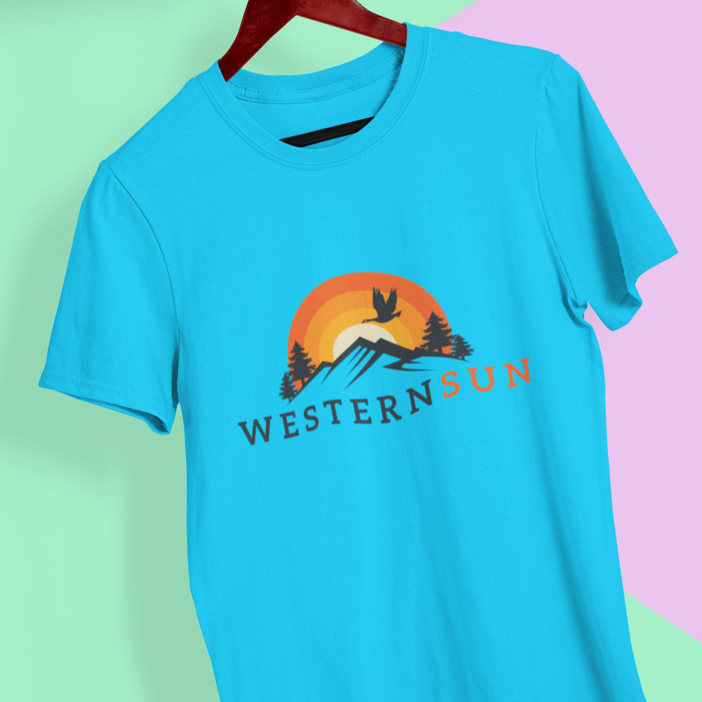 Western Sun Tee - The Grateful Goose