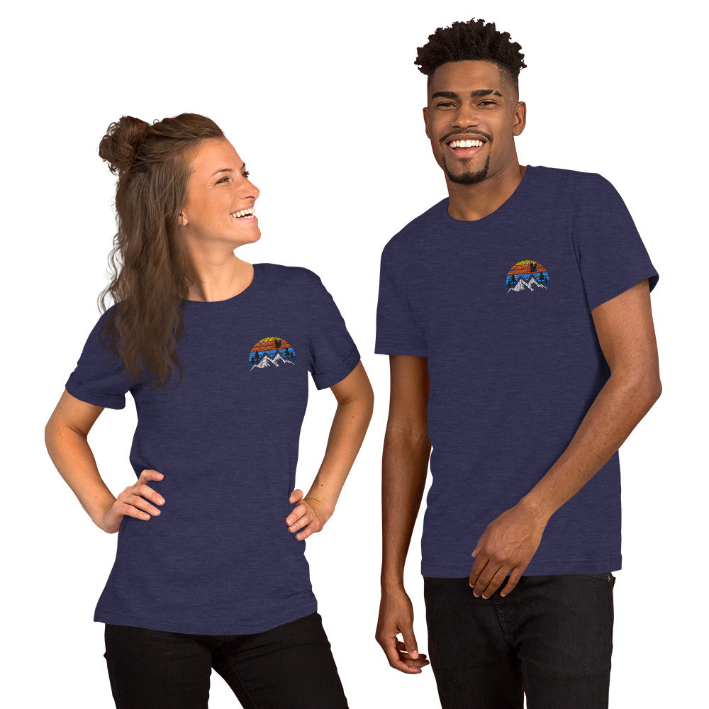 Embroidered Mountain Goose Tee - The Grateful Goose