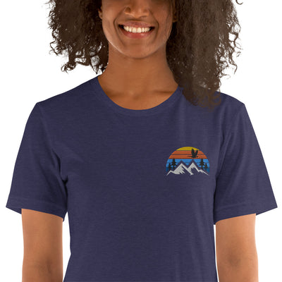 Embroidered Mountain Goose Tee